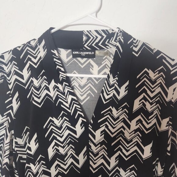 Karl Lagerfeld Women's Blouse Size Medium - Picture 4 of 6
